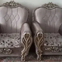 مبل ۷نفره+جلومبلی +میزtv|مبلمان خانگی و میز عسلی|الوند, |دیوار