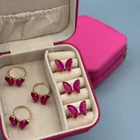 (فروشگاه ساعت و بدلیجات گلچین)انگشتر پروانه شیک|بدلیجات|تبریز, |دیوار