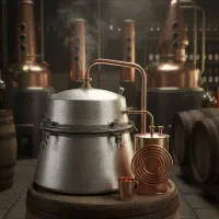 دیگ گلابگیر عرقگیری. دستگاه تقطیر ۱۶۰لیتر