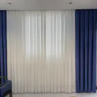 حریر های پرده ساده و طراح دار