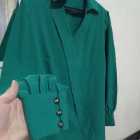 شومیز سبز یلدایی،خوشرنگ و زیبا ،سایز۴۴|لباس|تهران, مختاری|دیوار