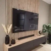 نصاب نصب پایه دیواری براکت تلویزیون به روی دیوار