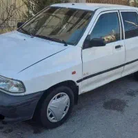 پراید سفیدصبا بنزینی سالم موتور کامل تعمیر درجه یک