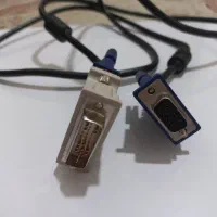 تعدادی کابل VGA و برق ارت‌دار + مبدل DVI به VGA|قطعات و لوازم جانبی رایانه|اصفهان, شیخ اشراق|دیوار