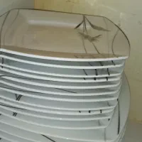 ست غذاخوری+ظرف پیرکس+شکلات خوری(ظرف اجیل)|ظروف سرو و پذیرایی|رشت, گلباغ نماز|دیوار