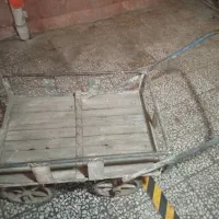 گاری چوبی حفاظ دار با فرقون