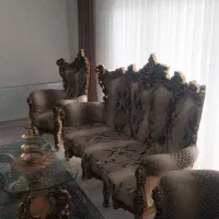 مبل سلطنتی چوب|مبلمان خانگی و میز عسلی|سهند, |دیوار