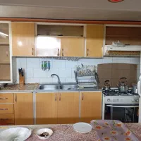 کابینت فلزی  به همراه سینک و شیر اهرمی