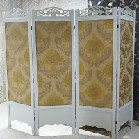 فروش پارتیشن چهارلَت سفید طلایی شیک و بزرگ