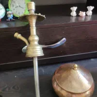 قلیون تنه برنجی قدیمی
