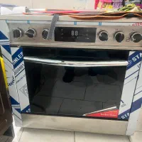 گاز پنج شعله طرح فر خیلی تمیز کم استفاده شده