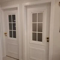 نصاب حرفوی درب اطاق سرویس چوبی  ونصاب روکوب