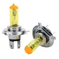 لامپ زرد پایه H4 (سه خار)