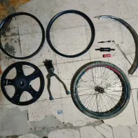 وسایل دوچرخه 20قالپاق و رینگ جلو ساده و اسپرت و..