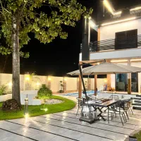 اجاره ویلای لوکس استخر دار ۳ خواب vip (کد۳۸)|اجارهٔ کوتاهمدت ویلا و باغ|رشت, بلوار گیلان|دیوار