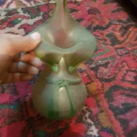 چراغ نفتی گلدان اب میوه گیر قدیمی|کلکسیون اشیاء عتیقه|تبریز, |دیوار