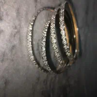 ۴ تا النگوی نقره ۹۲۵ عیار سایز ۲ ۲۰گرم|زیورآلات و اکسسوری|اسلامشهر, شهرک مهدیه|دیوار