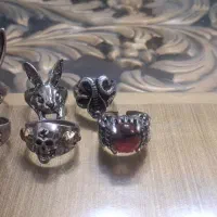 انگشتر های گاتیک ،موتورسواری، اکسسوری،اسکلتی