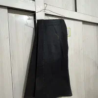 مانتو جین شکت شلوار شافل بافت نو