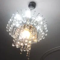 لوستر الماسی و آینه ومیزارایش