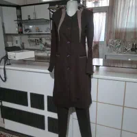 یک دست مانتوشلواراداری سالم، ،فقط یکی،دوبارپوشیدم