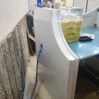 کانتر دفتر هواپیمایی.هایگلاس.پایه ها دوبل با کشو|دفتر کار|مشهد, عیدگاه|دیوار