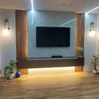 سیم کشی وسایل چراغ لاین نوری|ریسه و چراغ تزئینی|پارسآباد, |دیوار