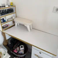 فروش فوق العاده میز و قفسه لاک ژل و لوازم ناخن