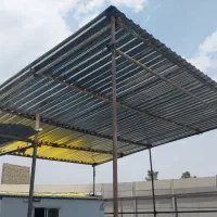 نصب ورق شیروانی و خرپا تضمینی