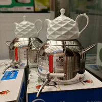 کتری قوریRSK آرسکا استیل کف چدن شیردار چایساز کتری