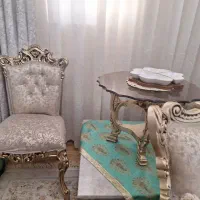 مبل سلطنتی تمام راش۹ نفره|مبلمان خانگی و میز عسلی|اسلام‌شهر, شهرک قائمیه|دیوار