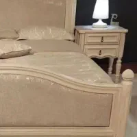 تخت خواب یک و نیم نفره چوبی سایز 120 در 200|تخت و سرویس خواب|اردبیل, |دیوار