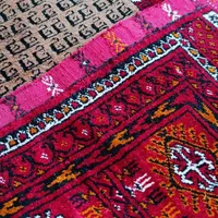 قالیچه دورو تمام ابریشم طبیعی|فرش|بجنورد, |دیوار