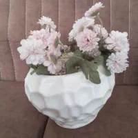 گلهای خارجی طبیعی همراه با گلدون