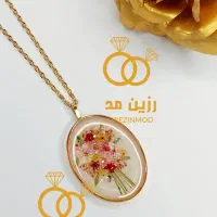 گردنبند فیروزه اصل و شکوفه طبیعی