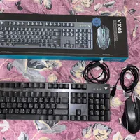 موس و کیبورد گیمینگ rapoo v100s