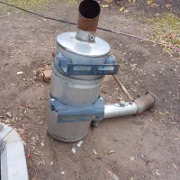 منبع اگزوز بنز  و کاتالیزور