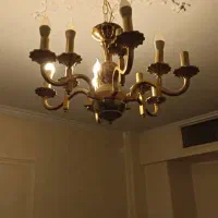 باسلام، خرید و فروش لوستر و بوفه برنج ساعت|لوستر و چراغ آویز|حسین آباد, |دیوار