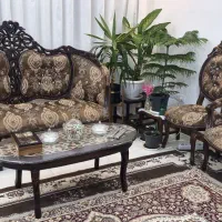 مبل سلطنتی|مبلمان خانگی و میز عسلی|پرند, فاز ۵|دیوار