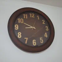 ساعت دیواری چوب