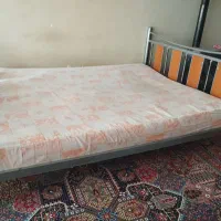 تخت خواب فلزی دو نفره|تخت و سرویس خواب|ایوان, |دیوار