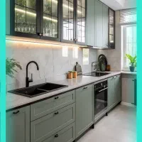 دکوراسیون آشپرخانه نیوکلاسیک و مدرن