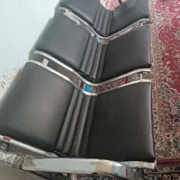 صندلی انتظار سه نفره / دو نفره رویه چرم