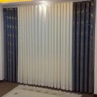 پرده پلیسه پانچ مینمال|پرده، رانر، رومیزی|نورآباد, |دیوار