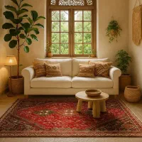 قالی دستبافت اصیل قشقایی شیراز (اعلابافت)