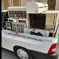 کولر پنجره ای سوخته دوتیکه خریدار