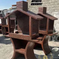 منقل باربیکیو بتنی سنگین مسلح ضد حریق کبابپز|اجاق گاز و لوازم برقی پخت‌وپز|بهبهان, |دیوار