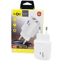 آداپتور شارژ 2 پورت USB-A و USB-C شارژ سریع 30 وات