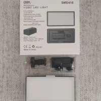 رینگ لایت و نور ثابت ال ای دی روی دوربینی