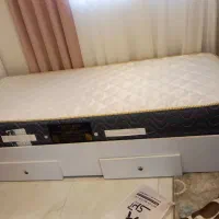 تخت خواب با تشک یک نفره اکبند